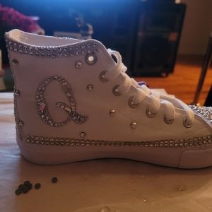 Bling out sneakers